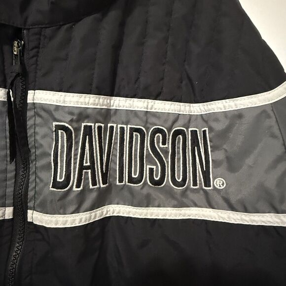 VTG Harley Davidson Motorcycle Jacket Screaming Eagle Riding USAMade Men XL - Picture 4 of 16